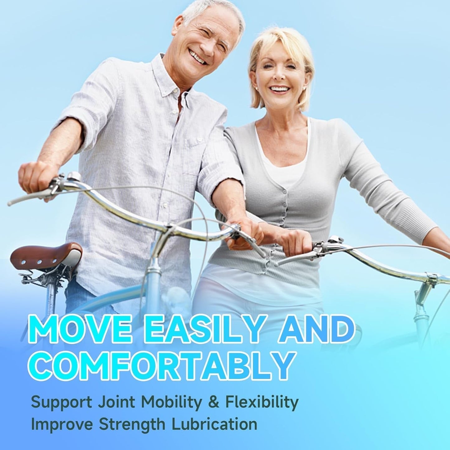 Glucosamine Chondroitin Gummies, Extra Strength Joint Support Supplement 60 Count