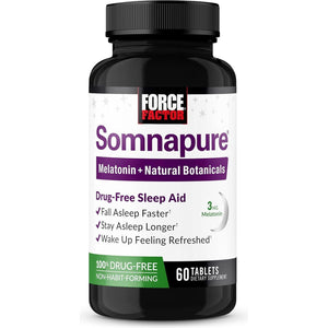 Force Factor Somnapure Sleep Aid for Adults 60 Tablets
