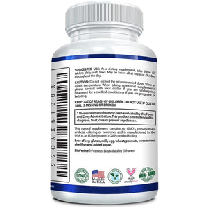 Research Verified Joint Support - Glucosamine, MSM, Turmeric, Boswellia, Bioperine - Vegan - 90 Capsules - 30 Servings