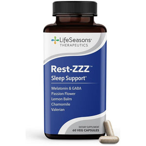 Rest-Zzz - Powerful Sleep Support Supplement - Calms Nervous System - 60 Capsules