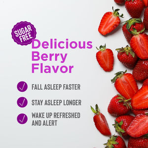 Relaxium Sleep Quick Maximum Strength Melts & Berry Flavor 100 Servings