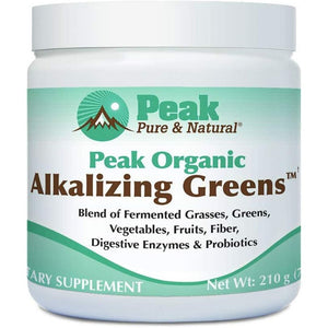 Peak Pure & Natural Peak Organic Alkalizing Greens Support Ph Balance and Alkalinity | Superfood Green Drink Powder