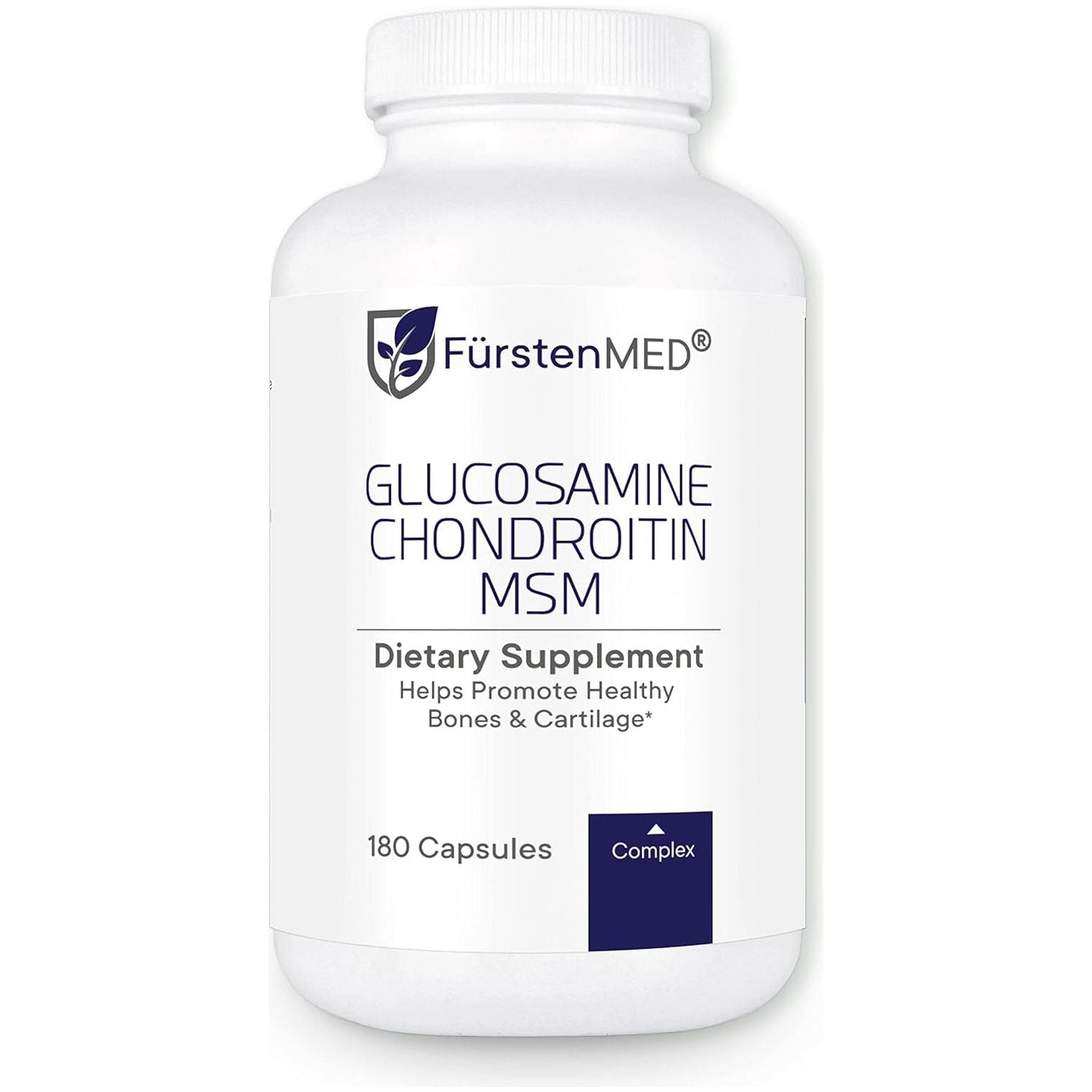 Fürstenmed® Glucosamine Chondroitin MSM Supplement for Bones & Normal Cartilage Health 180 Capsules