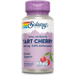 Solaray Tart Cherry Fruit Extract 425Mg | Supports Healthy Uric Acid Levels 90 Vegcaps