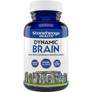 Stonehenge Health Dynamic Brain Supplement for Memory Acquisition, Retention, & Recall
