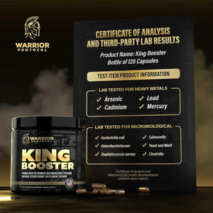 Testosterone Support for Men - Male Enhancing Supplements & Vitality Pills W/ Turkesterone, Tongkat Ali & Fadogia Agrestis