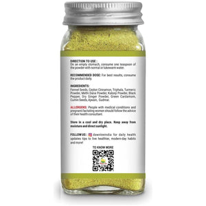 Fat Away | Belly Fat Burner Herbal Blend Spice Natural Powder Drink (50 Gram/1.76Oz, Fat Away).