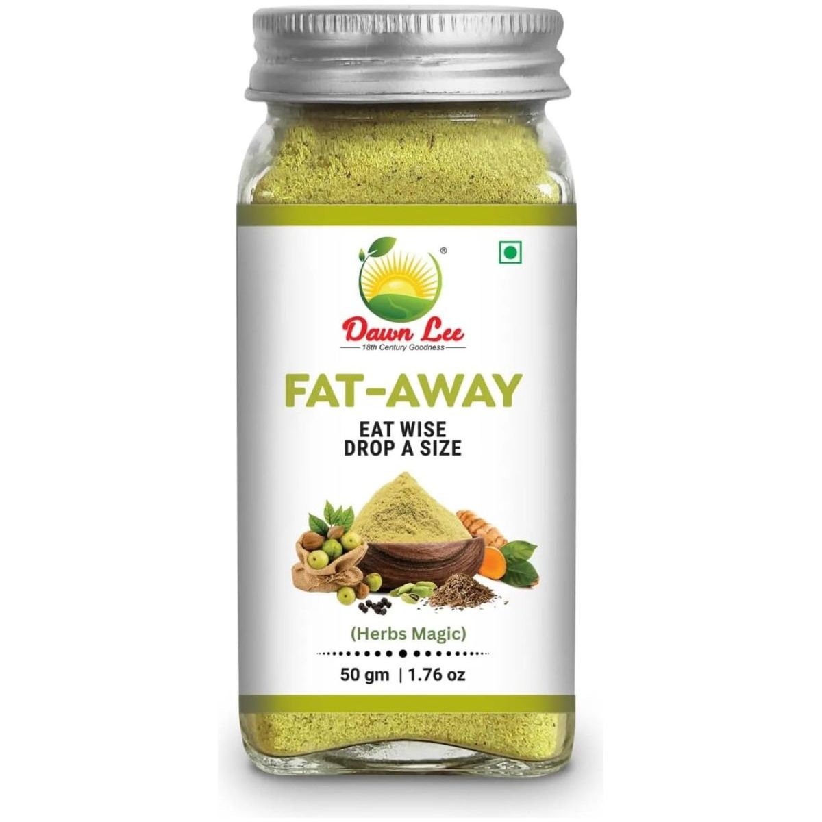 Fat Away | Belly Fat Burner Herbal Blend Spice Natural Powder Drink (50 Gram/1.76Oz, Fat Away) - Suppviv
