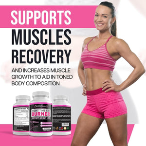 Fat Burners for Women Weight Loss - Night Time Fat Burner 60 Capsules - Suppviv