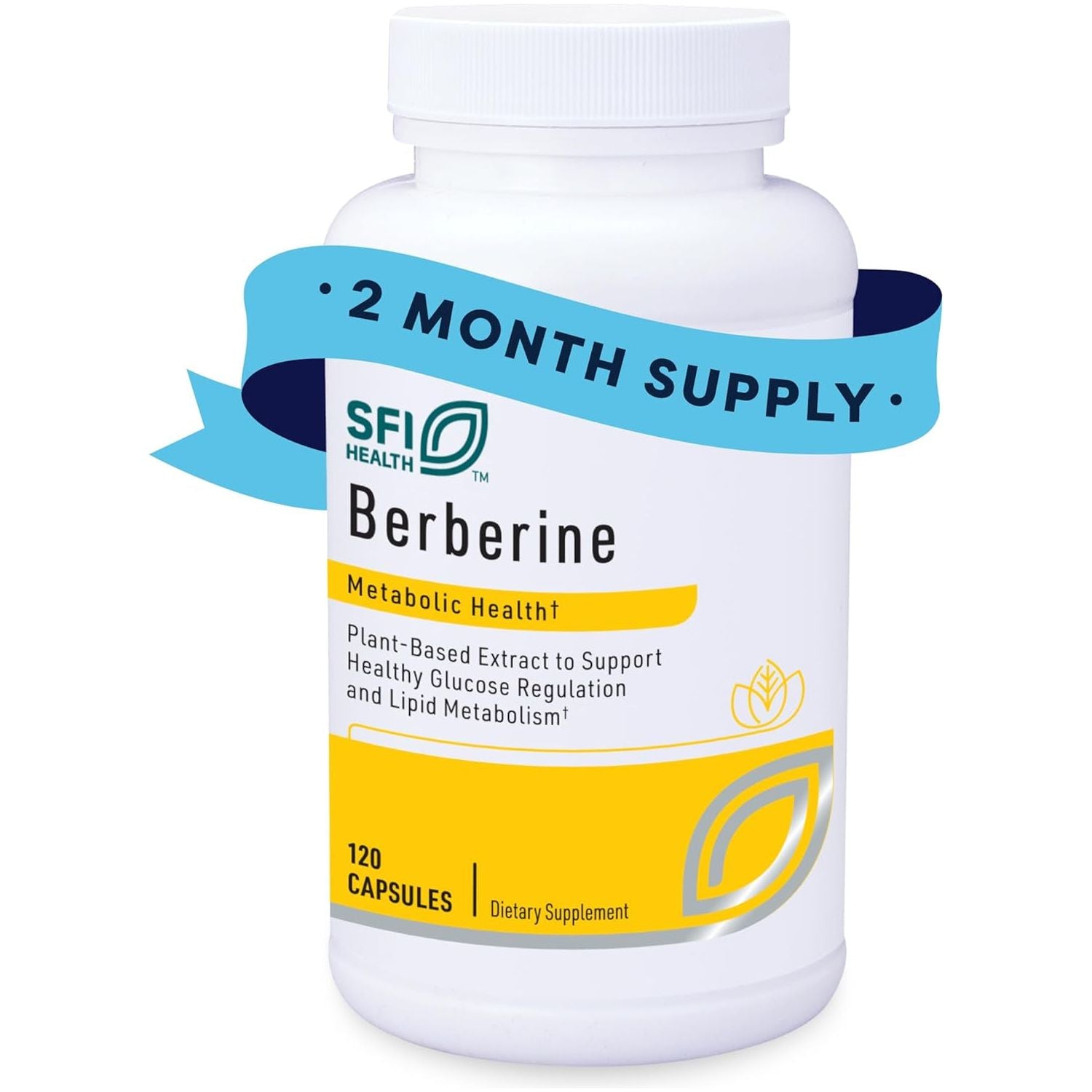 Klaire Labs Berberine HCI 500Mg - Berberine Supplement - (120 Capsules)