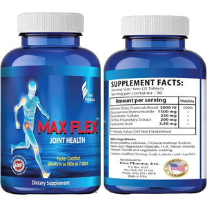 MAX FLEX UC-II, Collagen Supplement for Joint Health – Advanced Joint Support Supplement 60 Tablets/30 Servings