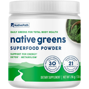 Nativepath Native Greens Superfood Powder - 30 Servings