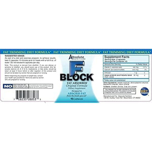 Fblock Xtra Fat Absorber, Diet Formula, 90 Capsules - Suppviv
