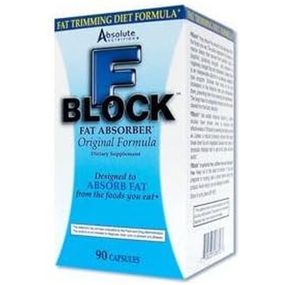 Fblock Xtra Fat Absorber, Diet Formula, 90 Capsules - Suppviv