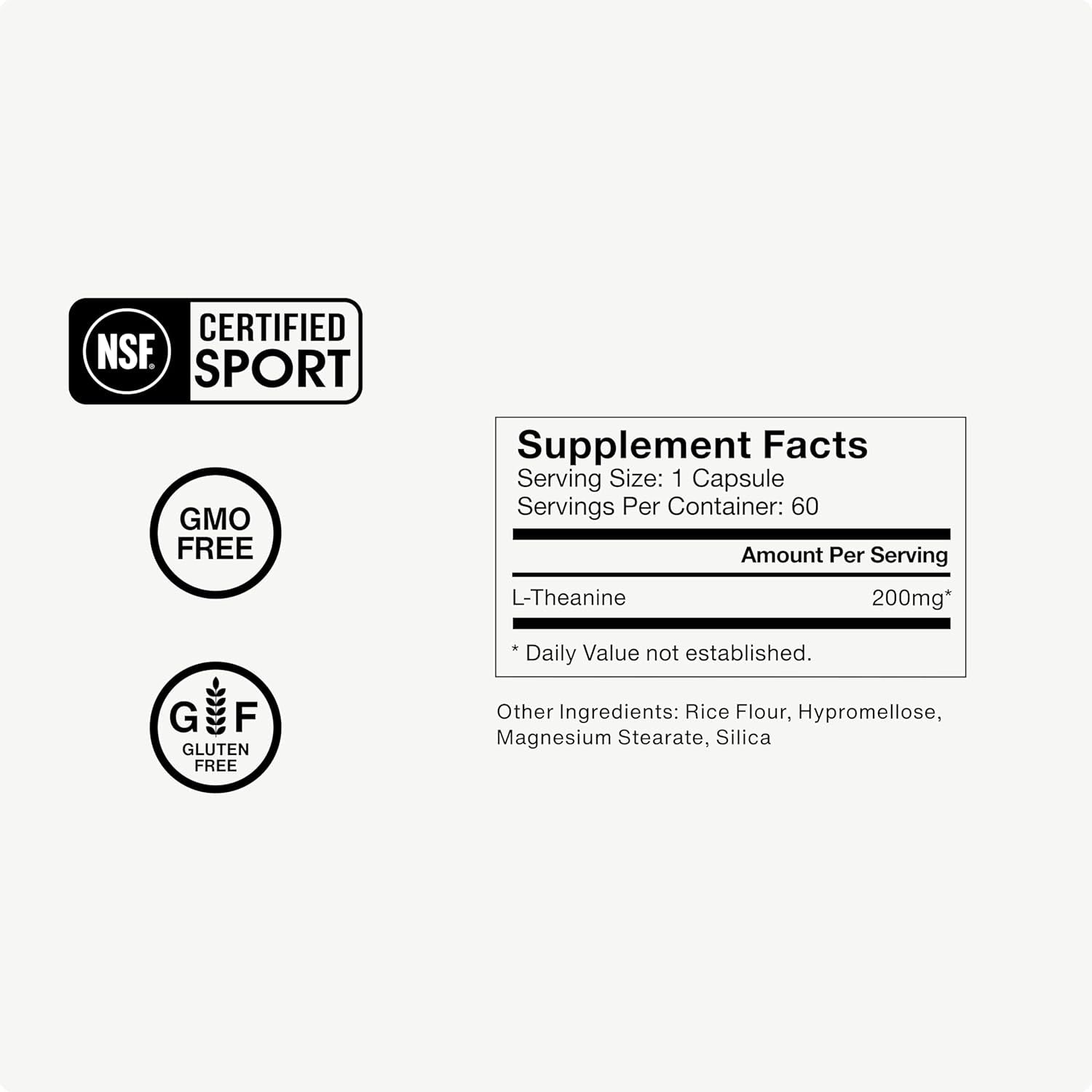 Momentous L-Theanine Supplement - 200Mg Capsules to Promote Relaxation and Focus - 60 Servings