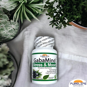 Purelife Gabamind – Original Formula. GMO Free and Vegetarian (90 Capsules)
