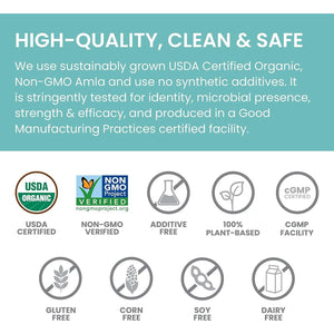 Himalaya Organic Amla Natural Antioxidant for Immune Support, 60 Caplets