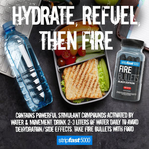 Stripfast5000 Fire Bullets Black Edition Max Strength for Women and Men