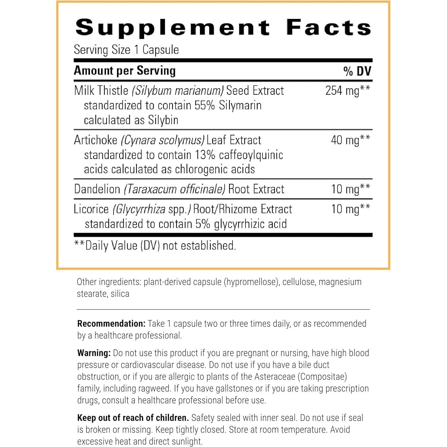 Integrative Therapeutics Super Milk Thistle X - Liver Support Formula* - 120 Capsules