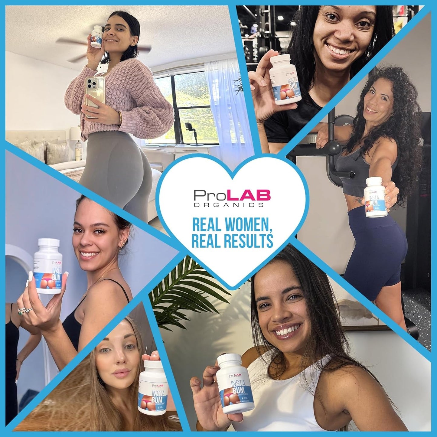 Instabum Bum Enhancement Pills – Lift, Shape, and Fill Glutes – Fast Growth for Bigger Butt and HIPS