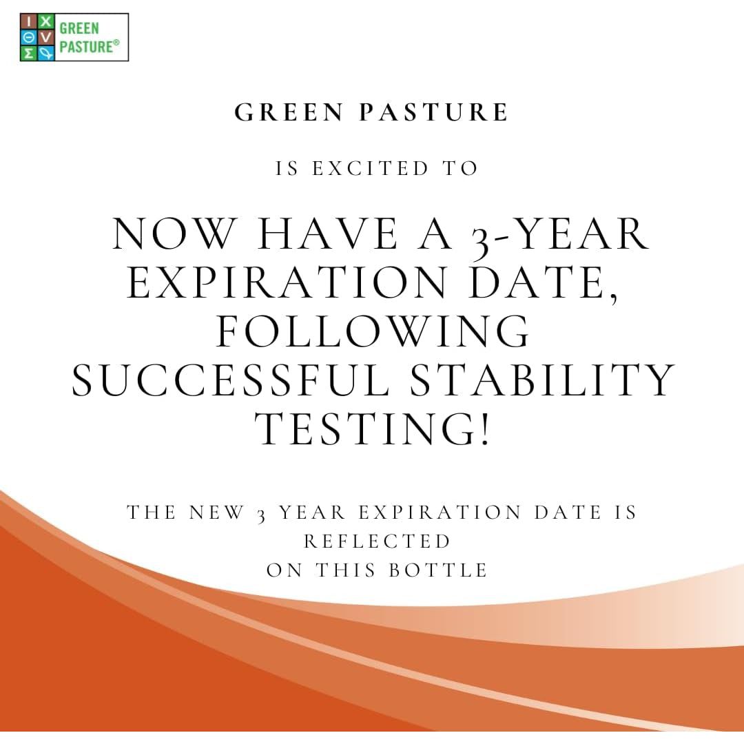 Green Pasture Fermented Skate Liver Oil - 120 Capsules