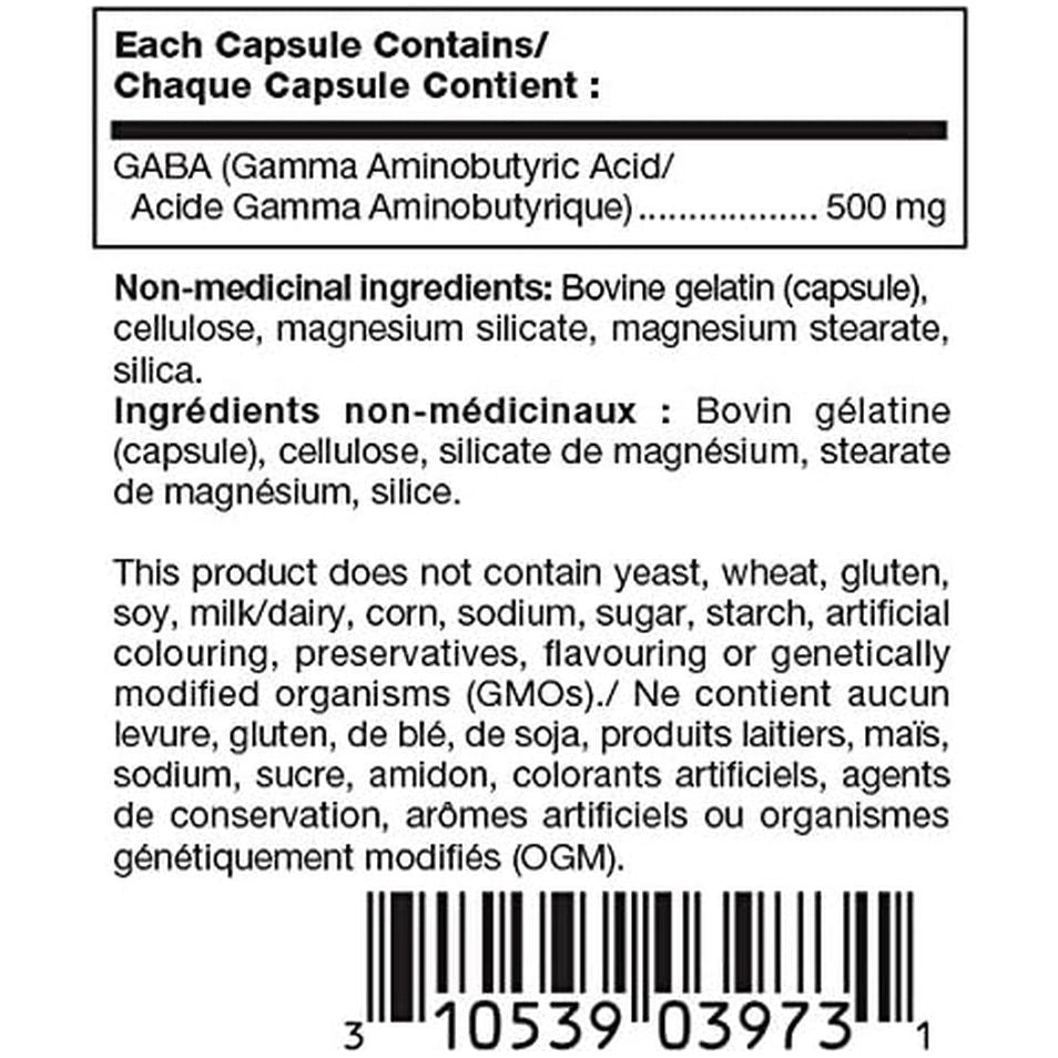 Douglas Laboratories GABA 500 Mg. | Amino Acid Support for Brain Neurotransmitters 60 Capsules