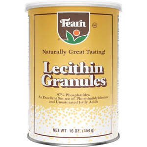 Fearn Natural Foods Soy Lecithin Granules – Fat Emulsifier with Essential Nutrients 16 Oz - Suppviv