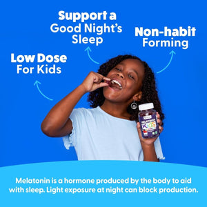 Feel Great Kids Melatonin Gummy Sleep Aid | Strawberry Flavored - 60 Day Supply - Suppviv