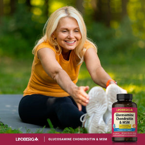 Piping Rock Glucosamine Chondroitin MSM | 200 Capsules | Non GMO & Gluten Free Supplement | by Lindberg