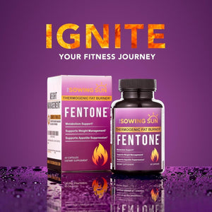 Fentone Thermogenic Fat Burner Energy Booster & Weight Loss 60 Diet Pills - Suppviv