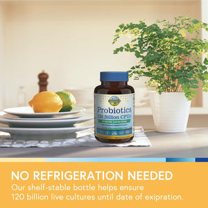 Terranics Probiotics 120 Billion with Prebiotics & Digestive Enzymes, Complete Digestion & Immune Support 30 Capsules