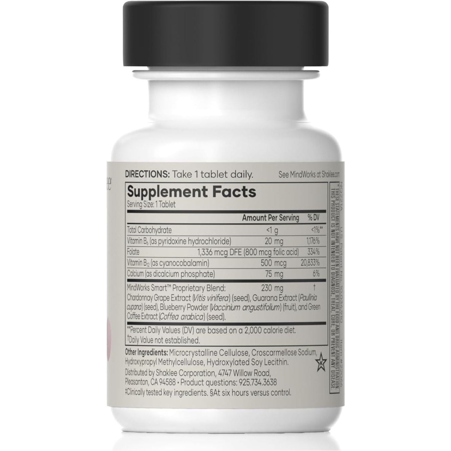 Shaklee Mindworks® - Brain Health Supplement for Brain Sharpness & Focus 30 Tablets