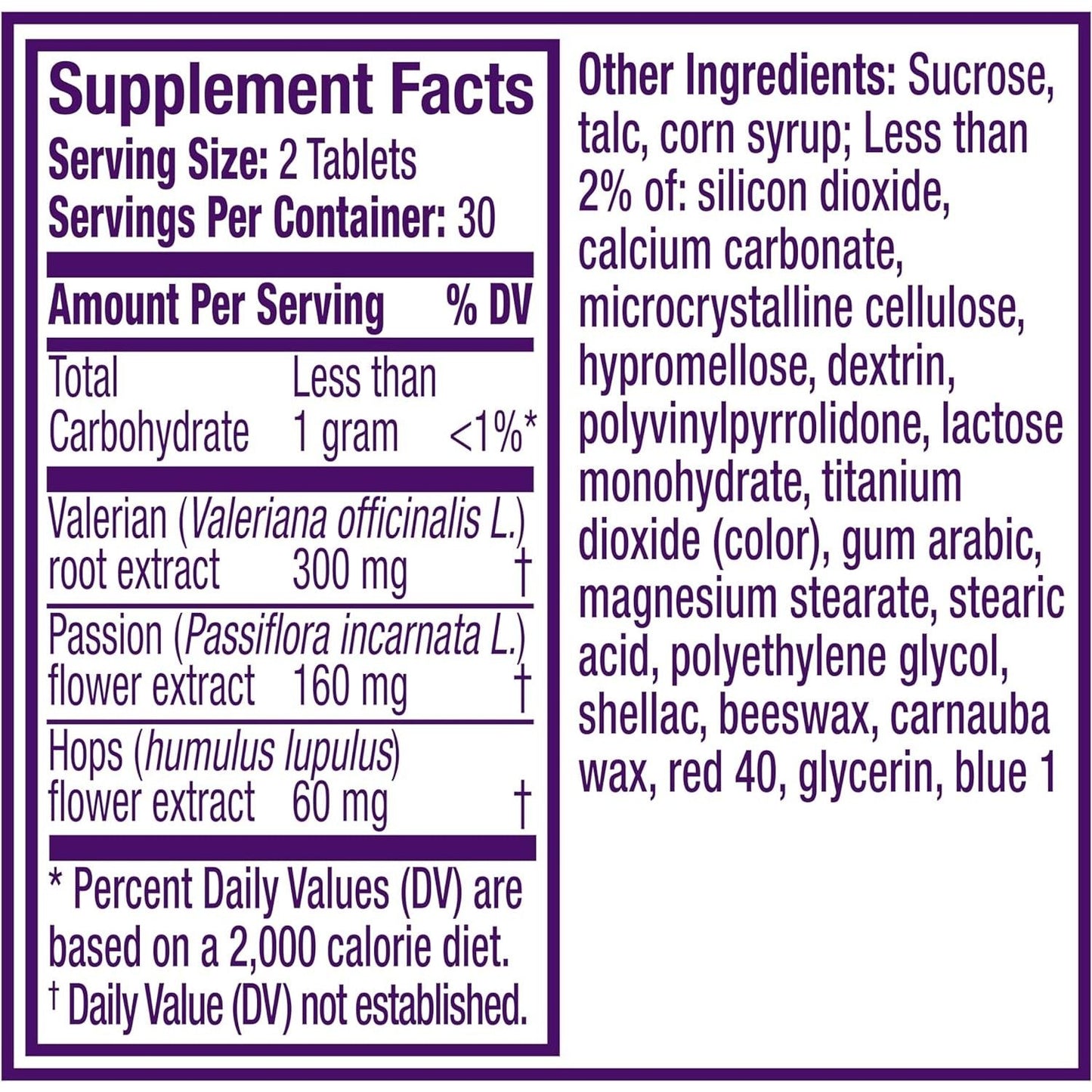 Zzzquil PURE Zzzs Restorative Herbal Sleep Tablets 60 Count