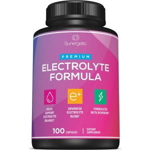 Premium Electrolyte Capsules – Support for Keto, Low Carb, Rehydration & Recovery 100 Capsules