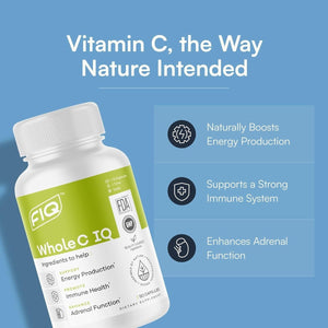 FIQ - Whole C IQ - Natural Vitamin C Supplement 90 Capsules - Suppviv