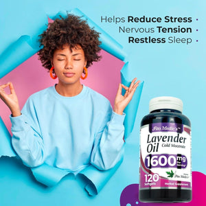 FITO MEDIC'S Lab - Lavender Pills 120 Soft Gels | 1600 Mg - Suppviv