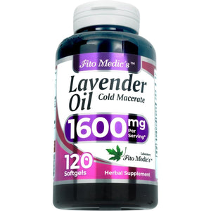 FITO MEDIC'S Lab - Lavender Pills 120 Soft Gels | 1600 Mg - Suppviv