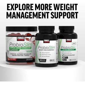 FORCE FACTOR Glucoslim Weight Loss Pills & Fat Burner - 90 Capsules - Suppviv