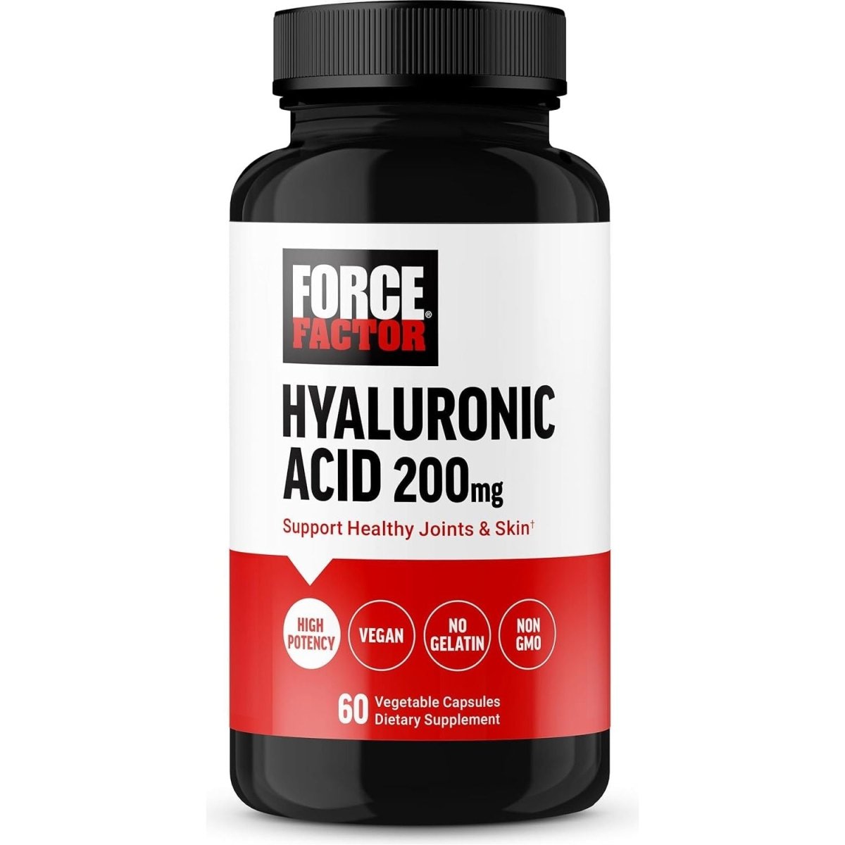 FORCE FACTOR Hyaluronic Acid Supplements, Hyaluronic Acid Capsules 60 Capsules - Suppviv