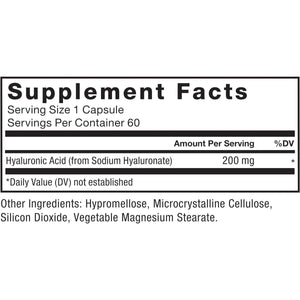 FORCE FACTOR Hyaluronic Acid Supplements, Hyaluronic Acid Capsules 60 Capsules - Suppviv