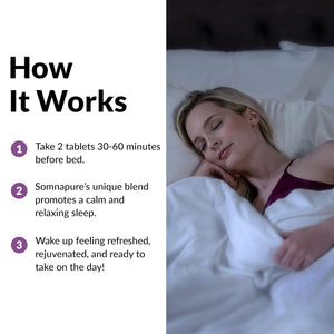 Force Factor Somnapure Sleep Aid for Adults with Melatonin 30 Tablets - Suppviv