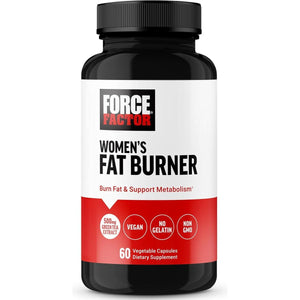 FORCE FACTOR Women’S Fat Burner & Metabolism Booster 60 Capsules - Suppviv