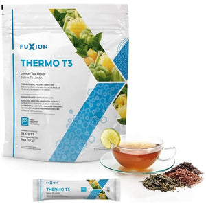 Fuxion Thermo T3 - Delicious Lemon Tea Flavor (Thermo TT3, 28 Sachets) - Suppviv