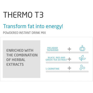 Fuxion Thermo T3 - Delicious Lemon Tea Flavor (Thermo TT3, 28 Sachets) - Suppviv