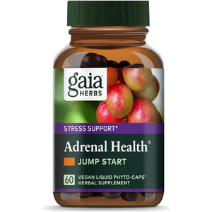 Gaia Herbs Jump Start - Helps Sustain Healthy Energy and Stress Levels - 60 Capsules - Suppviv