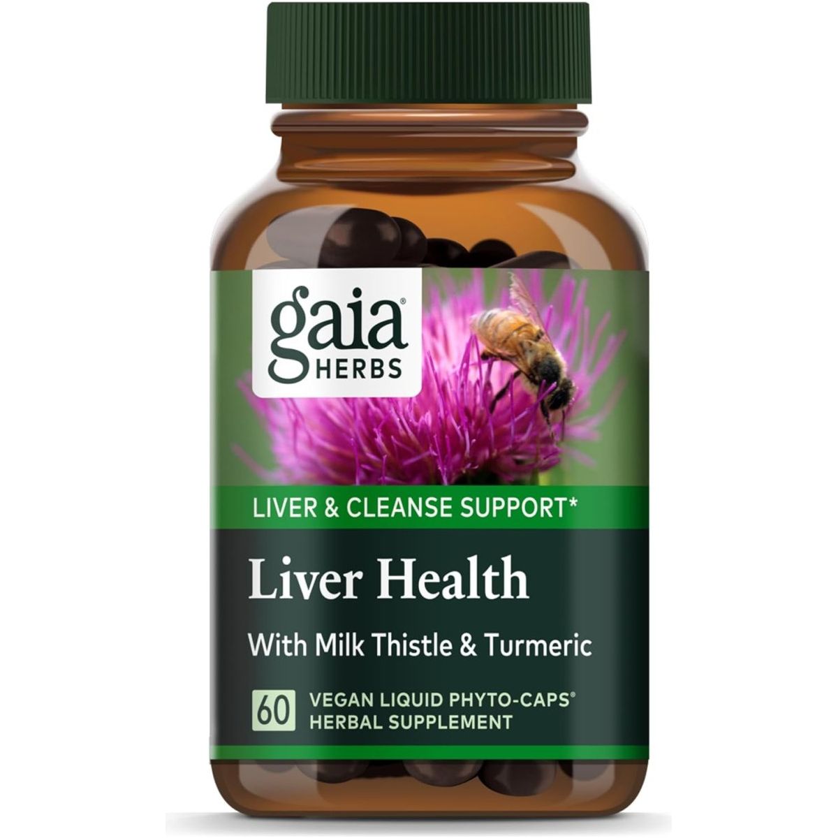 Gaia Herbs Liver Health (60 Vegan Liquid Phyto - Capsules) - Suppviv