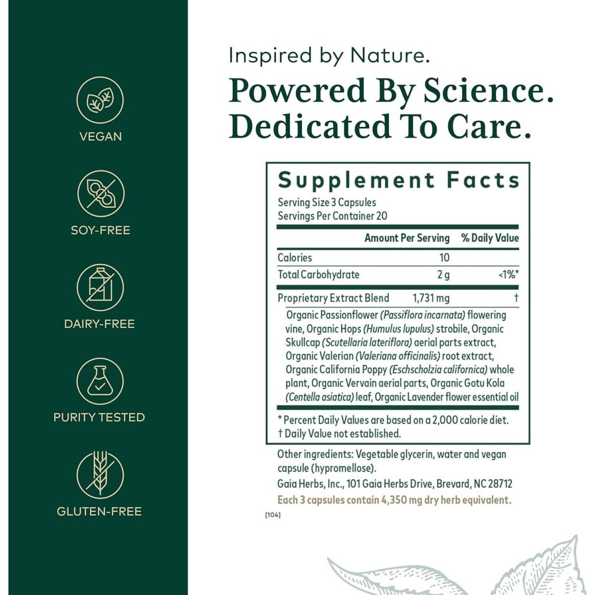 Gaia Herbs Professional - Sleep Formula - 60 Liquid - Filled Capsules - Suppviv