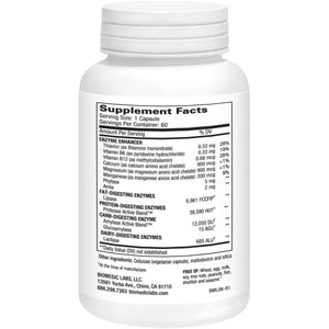 Gallbladder Formula Lipase & Protease and Amylase Digestive Enzymes 60ct 1 PACK - Suppviv