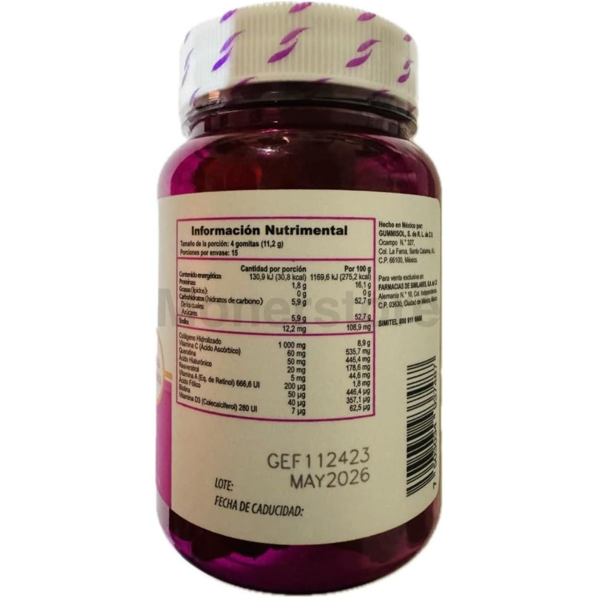 Gelasimi Forte Gomitas - 60 Gummies GOMITAS COLAG AC HIA - Suppviv