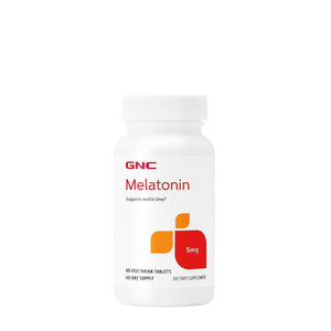 GNC Melatonin 5Mg - Supports Restful Sleep 60 Tablets - Suppviv